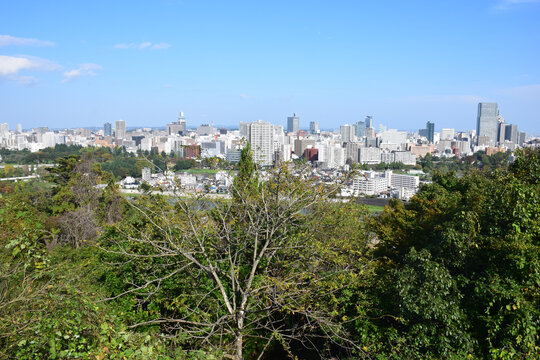 日本仙台城市风光