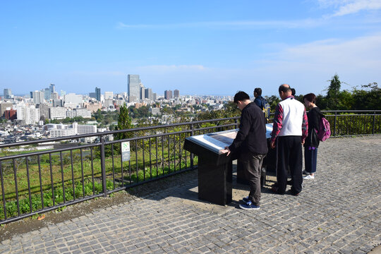 日本仙台城市风光