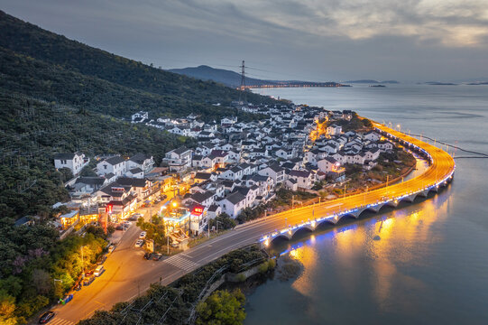 岱心湾夜色