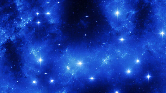 蓝色星空宇宙