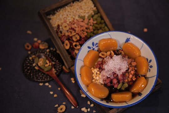 糯芋圆冰稀饭