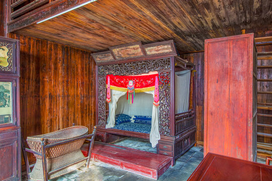 扬州阮元家庙老式家具
