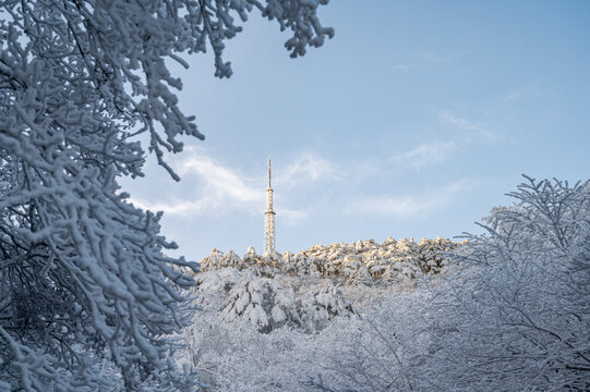 黄山雪景