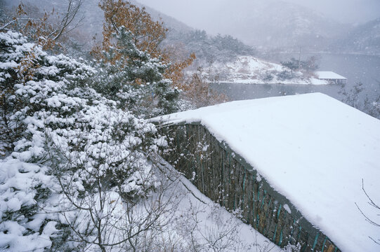 大雪纷飞