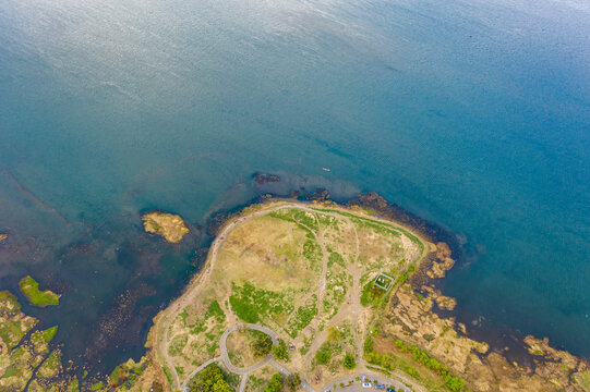 航拍云南大理洱海高原月湿地