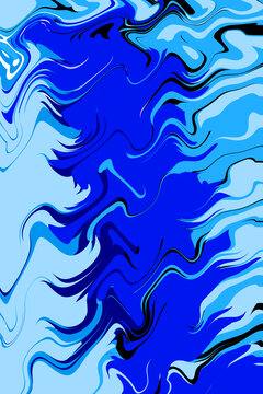 蓝色抽象花纹背景