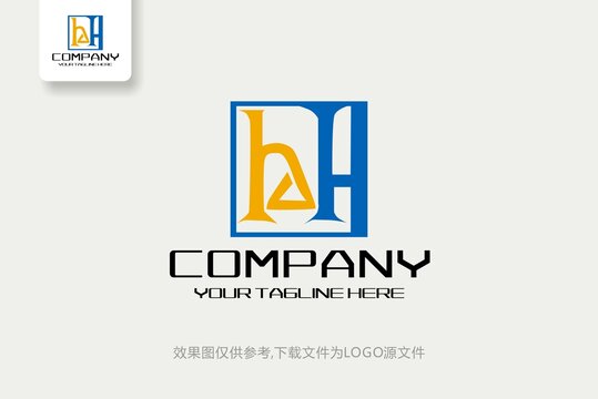 HB字母电子科技数码logo