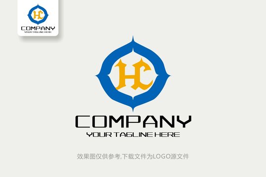 HC休闲娱乐英文logo