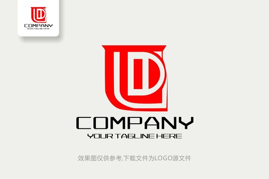 HD建筑地产物业装潢logo