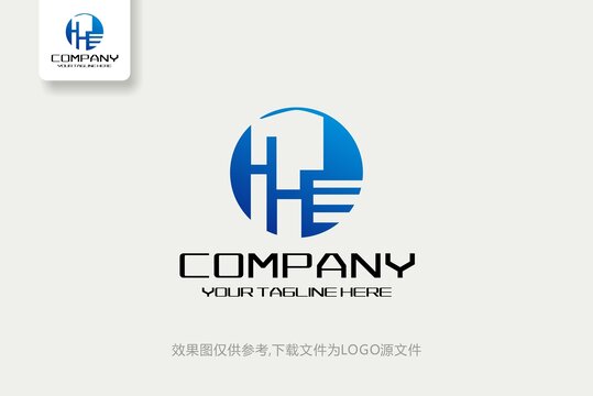 HE互联网网络科技logo