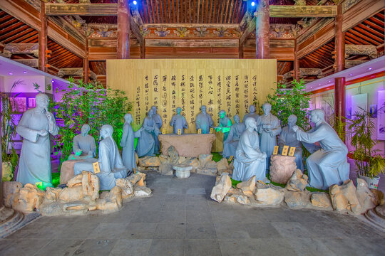 扬州八怪纪念馆塑像