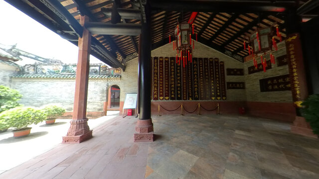 岭南风水东莞潢涌黎氏大宗祠