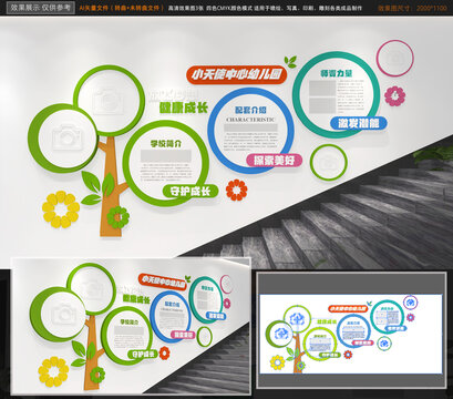 学校幼儿园楼梯文化墙
