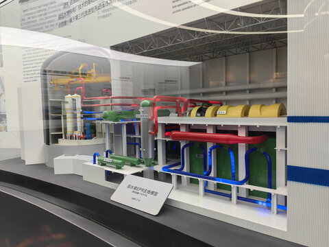 核电科技馆压水堆核电站模型
