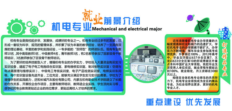 机电文化墙