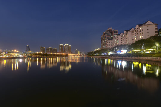 厦门筼筜湖夜景