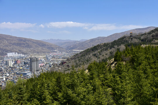 岷县城鸟瞰