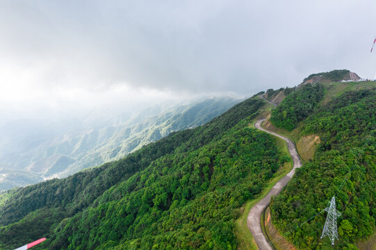 罗定风车山风电航拍