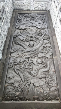 中国龙纹石雕浮雕石刻