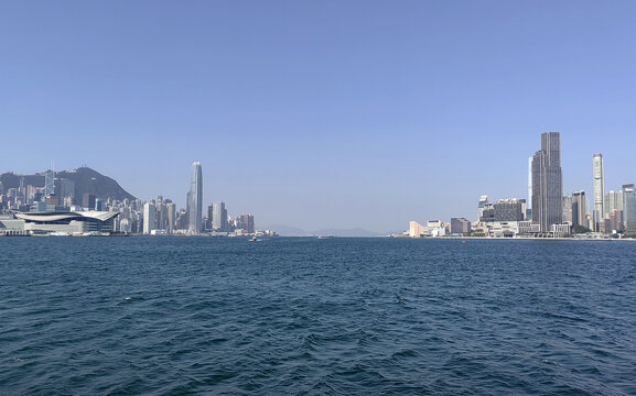 香港维港两岸建筑