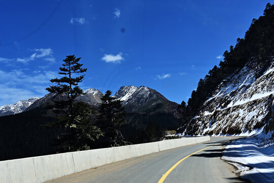 高原雪山