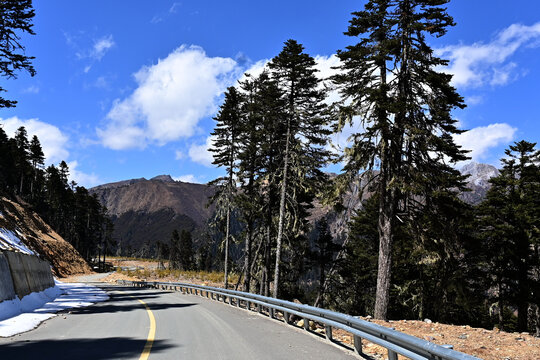 高原雪山