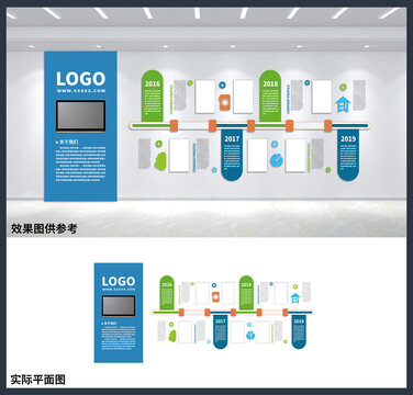 公司办公室走廊过道墙面文化墙