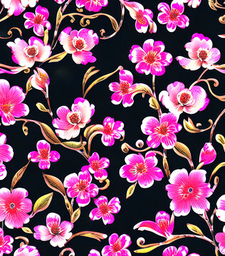 中国风古典拼花布料服装花纹