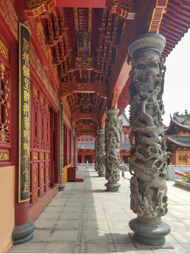 上海宝莲庵禅寺建筑特写