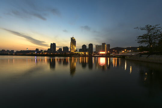 厦门筼筜湖夜景