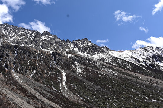 高原雪山