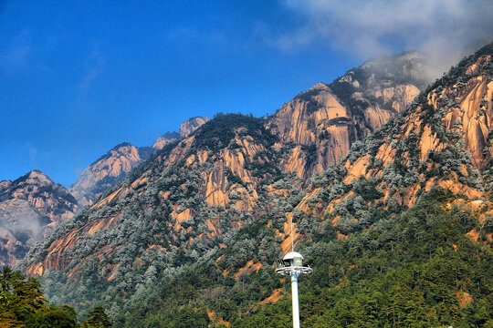 黄山索道黄山云海