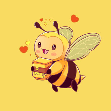 小蜜蜂插画