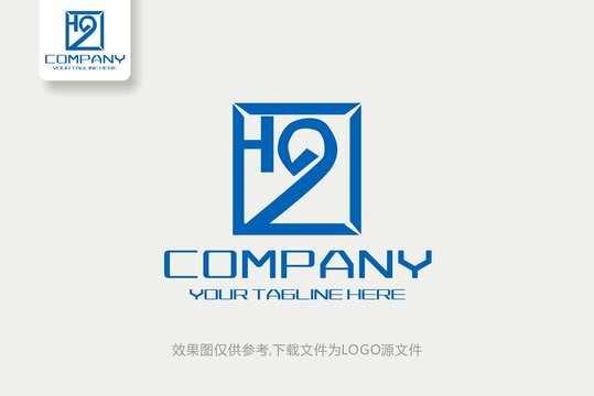 HQ电子化工网站设计logo