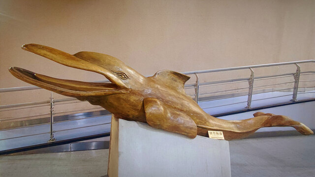 海豚木雕
