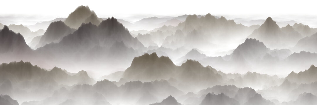 意境山水画