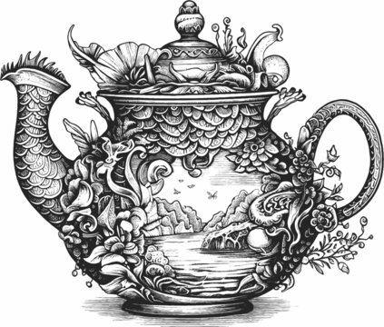 英式红茶茶壶