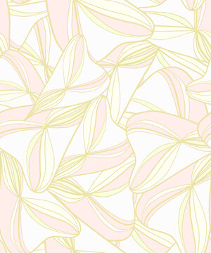 米底粉黄色树叶