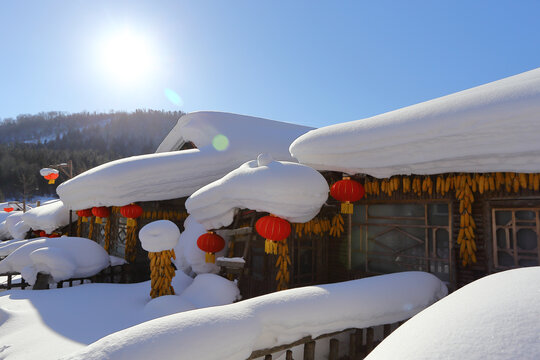 雪乡全景