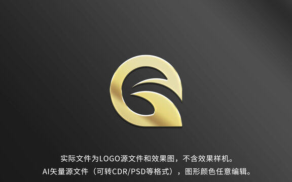 鹰字母Q标志LOGO设计