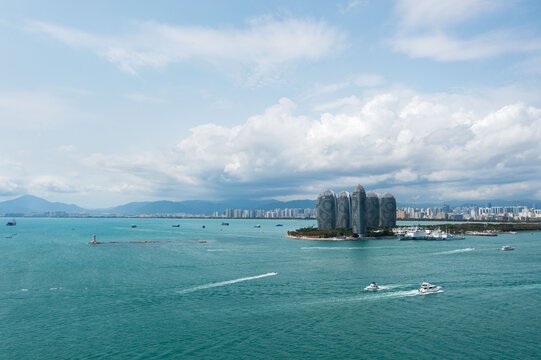 海南三亚凤凰岛风光