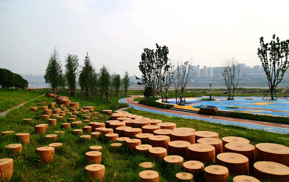 重庆南滨路城市园林