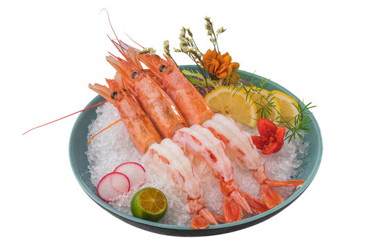 赤海虾刺身