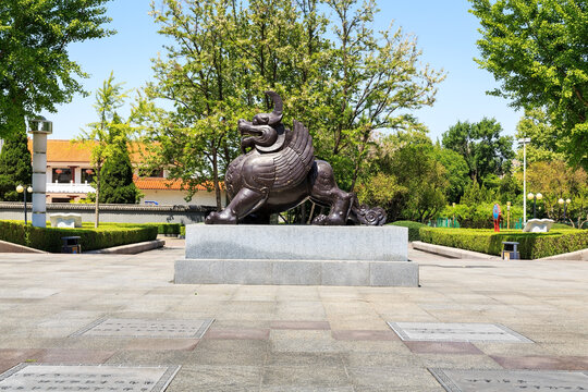 广饶月河公园雕塑