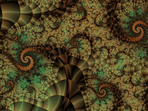 抽象螺旋立体图案