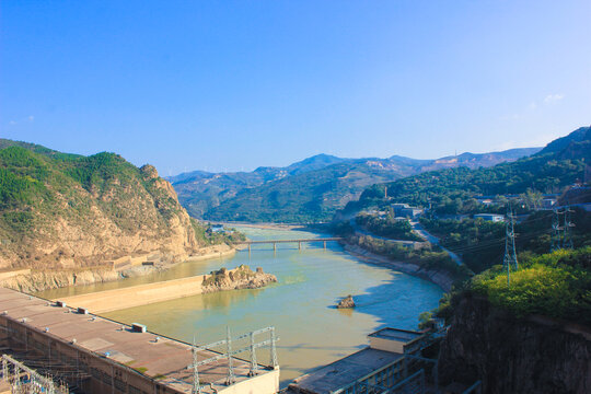 黄河三门峡大坝