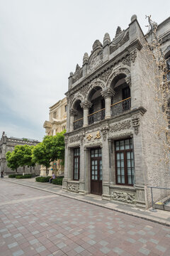 北京前门大街的复古建筑