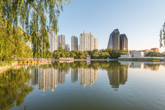 中国北京朝阳公园风景