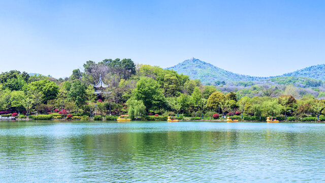 镜山湖美景