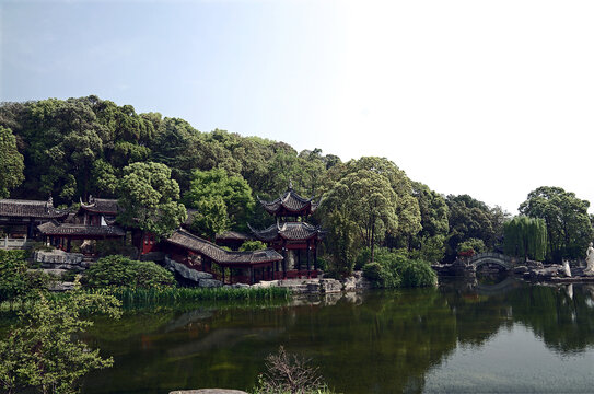 古亭湖泊园林景观